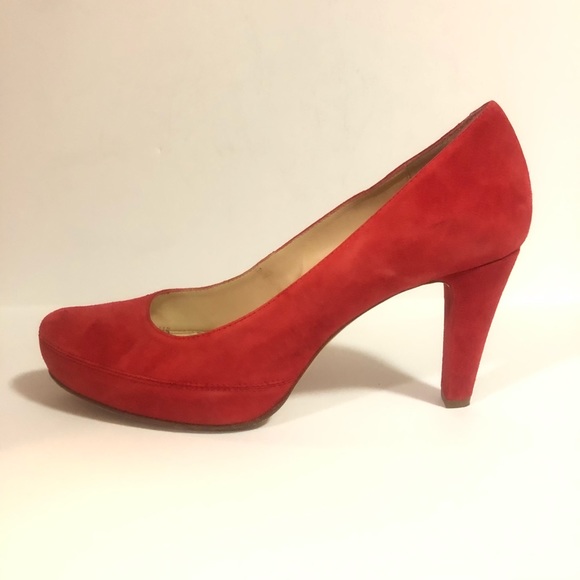 Red suede pumps unisa - Picture 2 of 5